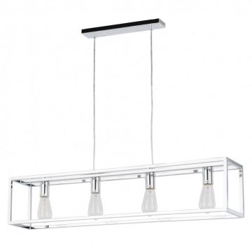 Italux SIGALO MD-BR4366-D4 CH Lampă cu pendul 4x60W/E27