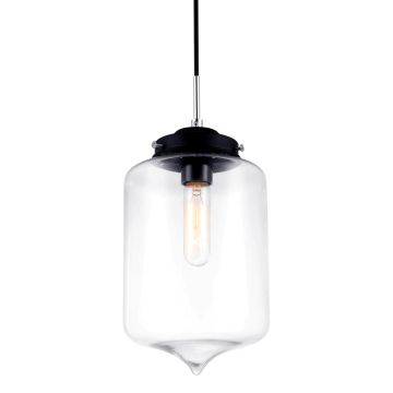 Italux TUBE MDM2095/1 B Lampă cu pendul 1x40W/E27