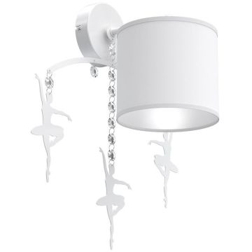Milagro BALETNICA WHITE MLP4966 Aplique de perete 1x60W/E27 IP20