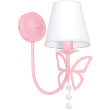 Milagro CHARLOTTE PINK MLP4215 Aplique de perete 1x40W/E14 IP20