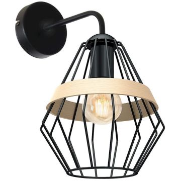 Milagro CLIFF BLACK MLP5523 Aplique de perete 1x60W/E27 IP20