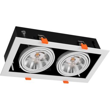 Milagro PLAZA ML4741 Lumină îngropată deasupra plafonului 2x12W/GU10/ES111