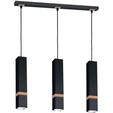 Milagro VIDAR BLACK MLP5404 Lampă cu pendul 3x8W/GU10 IP20