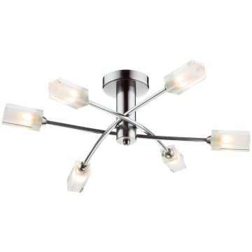 Dar Lighting MORGAN MOR6446 Lampă de tavan 6x25W/G9
