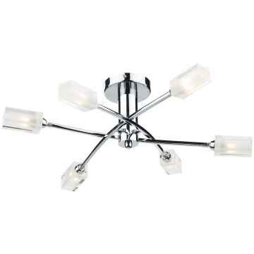 Dar Lighting MORGAN MOR6450 Lampă de tavan 6x25W/G9