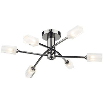 Dar Lighting MORGAN MOR6467 Lampă de tavan 6x25W/G9