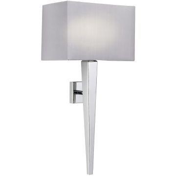 Endon MORETO MORETO-1WBCH Aplique de perete 1x60W/E14 IP20