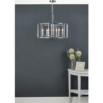 Dar Lighting MYKA MYK0650 Lampă cu pendul 6x40W/E14