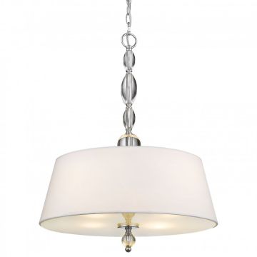 Cosmolight CANCUN P04981WH Lampă cu pendul 4x40W/E27 IP20