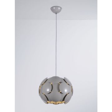 Italux SANTINA GREY P0317-01S-U1GM Lampă cu pendul 1x26W/E27