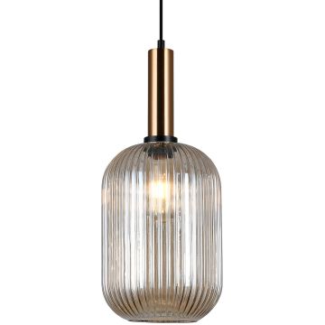 Italux ANTIOLA PND-5588-1L-BRO+AMB Lampă cu pendul 1x40W/E27 IP20