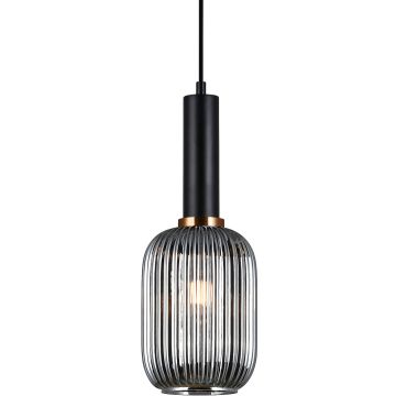 Italux ANTIOLA PND-5588-1M-BK+SG Lampă cu pendul 1x40W/E27 IP20