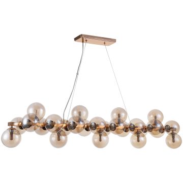 Italux CABELLA PND-5252-A-25-GD-CGN Lampă cu pendul 25x28W/G9 IP20