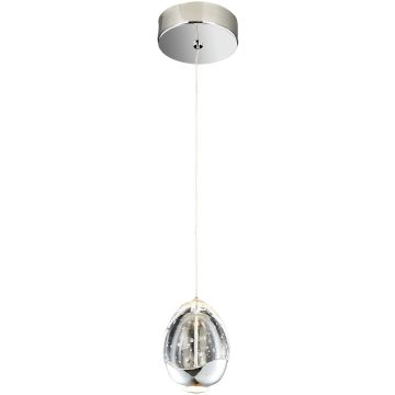 Italux HUELTO PND-22112132-1A-CR Lampă cu pendul 1x4,8W/LED 3000K 290LM IP20