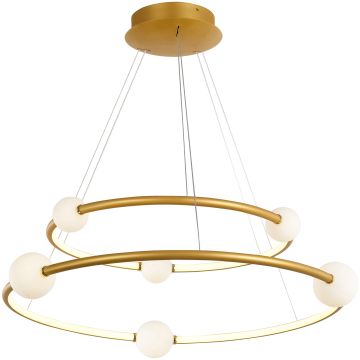 Italux LOZANNA PND-20112035-2A-GD Lampă cu pendul 6+2x86W/LED 3000K 4600LM IP20