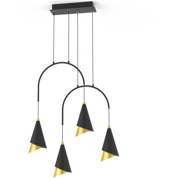Italux RAALTO PND-433128-3 Lampă cu pendul 4x29,4W/LED 3000K 958LM IP20