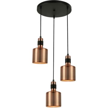 Italux RESTENZA PND-2439-3-COP Lampă cu pendul 3x40W/E27 IP20