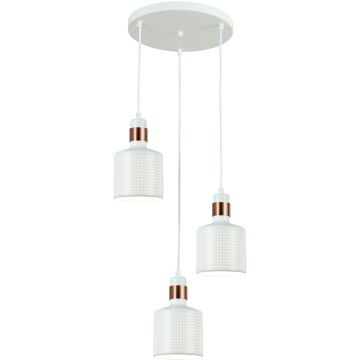 Italux RESTENZA PND-2439-3-WH Lampă cu pendul 3x40W/E27 IP20