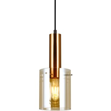 Italux SARDO PND-5581-1-BRO+AMB Lampă cu pendul 1x40W/E27 IP20