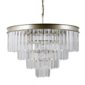 Italux VERDES PND-44372-8-CHMP-GLD Lampă cu pendul 8x40W/E14 IP20