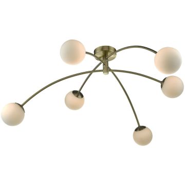 Dar Lighting PUGLIA PUG6475 Lampă de tavan 6x20W/G9 IP20