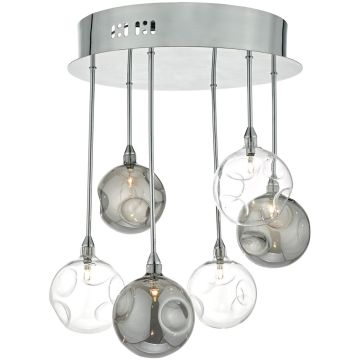 Dar Lighting QUINN QUI0610 Lampă de tavan 6x20W/G4