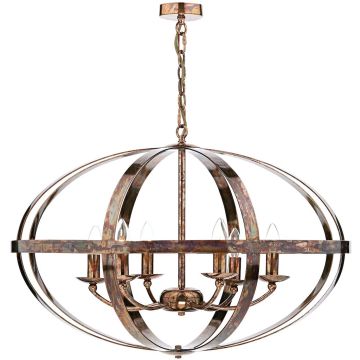 Dar Lighting SYMBOL SYM0664 Lampă cu pendul 6x40W/E14 IP20