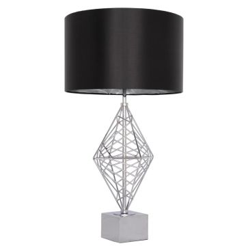 Cosmolight CARACAS T01960CH Lampă de masă 1x40W/E27