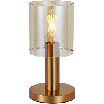Italux SARDO TB-5581-1-BRO+AMB Lampă de masă 1x40W/E27 IP20