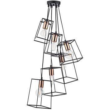 Dar Lighting TOWER TOW0622 Lampă cu pendul 6x40W/E27