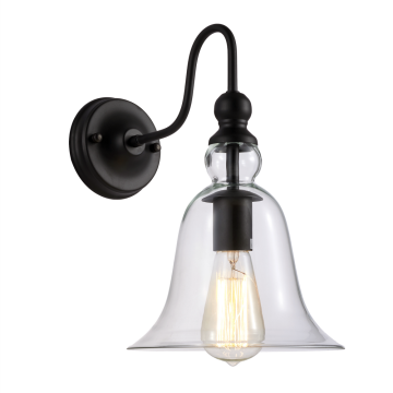 Cosmolight PARIS W01796BK Aplique de perete 1x40W/E27