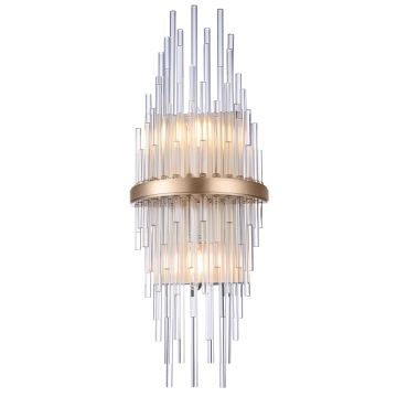 Cosmolight REYKJAVIK W02073CP Aplique de perete 2x60W/E14