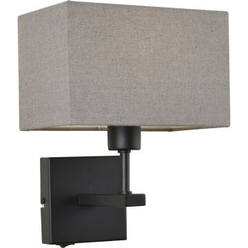 Italux NORTE WL-1122-1-A-BM-RC-GR Aplique de perete 1x60W/E27 IP20