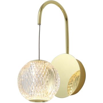 Italux ROSARIO WL-12220121-1A-GD Aplique de perete 1x4,2W/LED 3200K 280LM IP20
