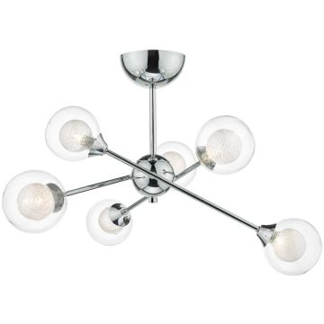Dar Lighting ZEKE ZEK0650 Lampă de tavan 6x25W/G9