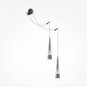 Maytoni SINTESI P090WL-L24CH3K Aplique de perete 2x24W/LED 3000K 840LM IP20