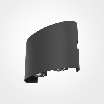 Maytoni STRATO O417WL-L4GR3K Aplique de perete 2x4W/LED 3000K 400LM IP54