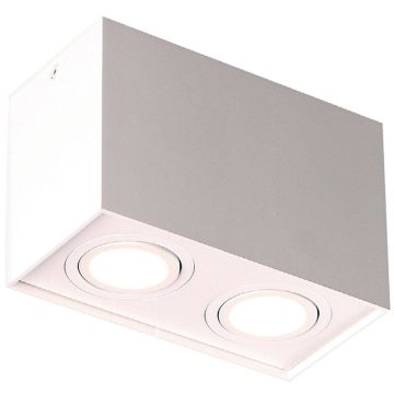 Maxlight BASIC SQUARE C0088 Lumină montată pe suprafață 2x50w/gu10 ip20