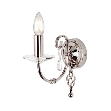 Elstead Lighting AEGEAN AG1-POL-NICKEL Aplique de perete 1x60W/E14