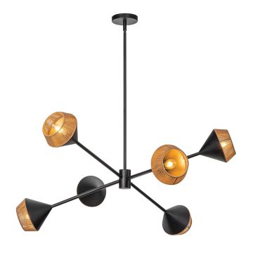 Elstead Lighting Daphne ALM-DAPHNE6-MB Candelabru 6x40W/E14 IP20