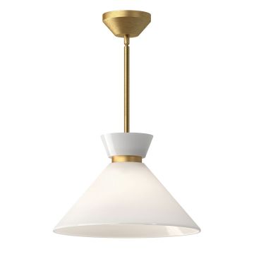 Elstead Lighting Halston ALM-HALSTON-P-M-GD Lampă cu pendul 1x60W/E27 IP20