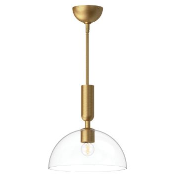 Elstead Lighting Jude ALM-JUDE-P-GD-CL Lampă cu pendul 1x60W/E27 IP20
