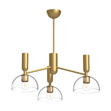 Elstead Lighting Jude ALM-JUDE3-GD-CL Candelabru 3x60W/E27 IP20