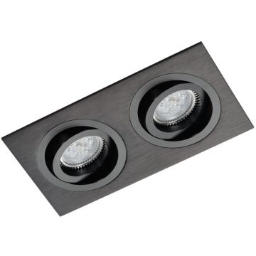 Lumifall ALCAZAR BB LMF.AZ542BB Lumină îngropată deasupra plafonului 2x50W/GX5,3 IP20
