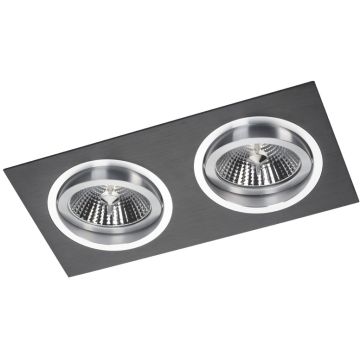 Lumifall ALCAZAR LMF.AZ142BC Lumină îngropată deasupra plafonului 2x50W/G53/AR111