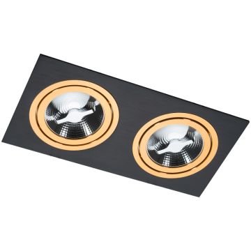 Lumifall ALCAZAR LMF.AZ142BG Lumină îngropată deasupra plafonului 2x50W/G53/AR111 IP20