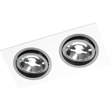 Lumifall ALCAZAR LMF.AZ142WB Lumină îngropată deasupra plafonului 2x50W/G53