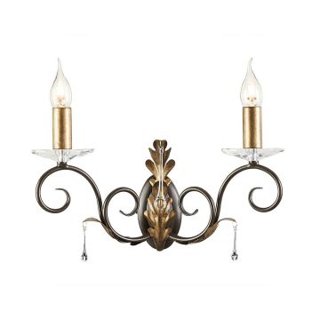 Elstead Lighting AMARILLI AML2-BRONZE Aplique de perete 2x60W/E14