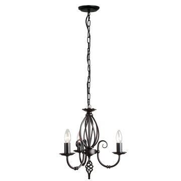 Elstead Lighting ARTISAN ART3-BLACK Candelabru 3x60W/E14