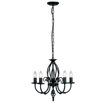 Elstead Lighting ARTISAN ART5-BLACK Candelabru 5x60W/E14